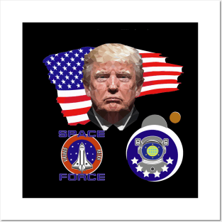 Trump Space Force Polygon Posters and Art